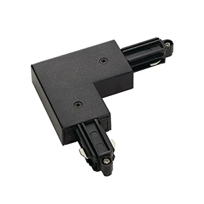 Imagen de Slv Negro Sistema Conector Angular para Carril Conductor monofásico de Alto Voltaje