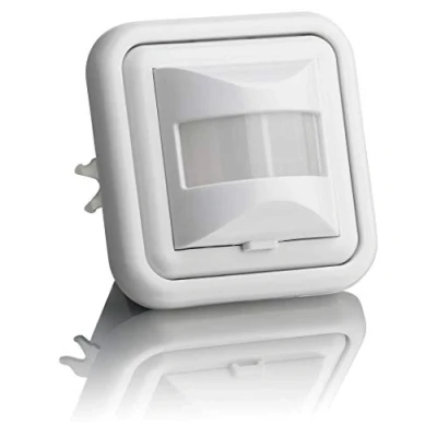 Imagen de SEBSON® 2X Detector de Movimiento empotrable, Interior, LED Adecuado, Montaje en Pared, programable, Sensor Infrarrojos, Alcance 9m/160