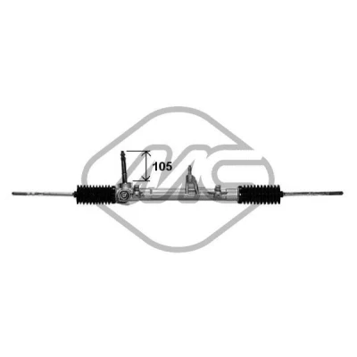 Imagen de Metalcaucho 50395 Cremallera de Dirección mecánico para vehíc. con volante a la izquierda FIAT: Tipo Hatchback, Brava BRAVO 1