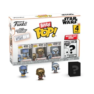 Imagen de Funko Bitty Pop!: Mandalorian Infantería Pesada ™, Pop! ¡El Armorer Bo Katan Kryze ¡y un Misterio Figura 0.9 Pulgadas (2.2 cm) coleccionables