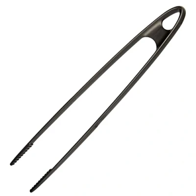 Imagen de Westmark Gentle Plus 13692275 Pinzas para asar y servir, resistentes al calor hasta 270 C, plástico, longitud: 29 cm, color negro