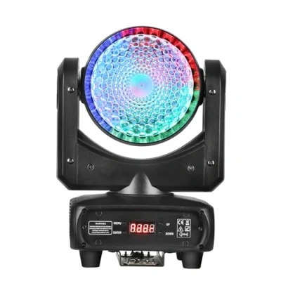 Imagen de Betopper 120 W RGBW Moving Head Light, 4 en 1 DJ Luz LED de escenario con lente única, soporta activación por sonido y DMX512. discoteca para fiestas, espectáculos