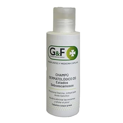 Imagen de Champú para dermatitis seborreica. estados descamativos. Facilita la eliminación de escamas. en botella 125ml. pelo graso. Reduce descamación, el picor y exceso sebo.