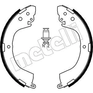 Imagen de Kit de zapatas METELLI 53 0260