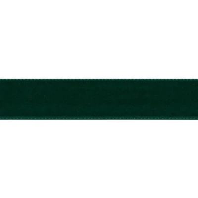 Imagen de Berisfords Cinta de Terciopelo, Verde Oscuro, 10.2 x 5.6 cm