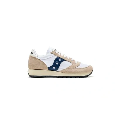 Imagen de Saucony Jazz Original Vintage, Zapatillas de Atletismo Mujer, White Navy, 38 EU