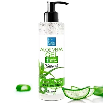 Imagen de Aloe Vera Gel, 100% Natural, Calmante después del Sol, After Shave, Depilacion, Acondicionador, Hidratante, Absorción Rápida, Fresco, Post Laser 200 ml