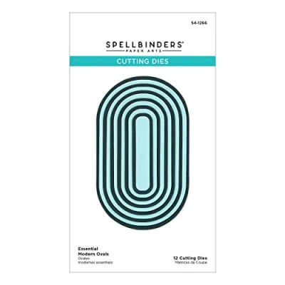 Imagen de Spellbinders Essential Modern Ovals Troqueles grabados de The Sealed for Summer Collection, metal, One