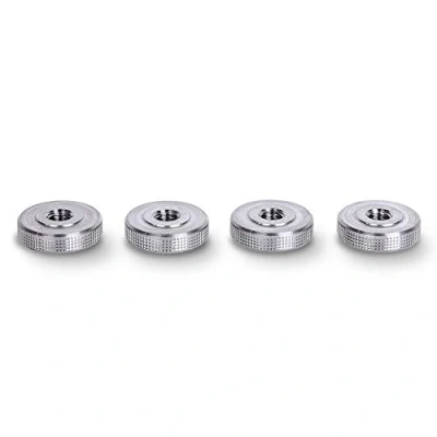 Imagen de PrecisionGeek tuerca moleteada/Adaptador de bloqueo rueda pulgar hembra Aluminio M6 x 5mm 4pz