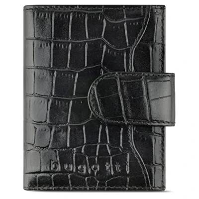 Imagen de bugatti Secure Smart, Monedero Unisex Adulto, Negro Croco, Talla ÚNICA