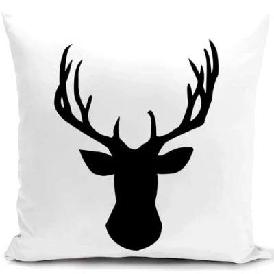 Imagen de Fundas Cojines 40 x cm Ciervo Sofa Decorativos Salon Regalo Mujer Funda cojin 40x40 almofadas Dormitorio Decoracion hogar