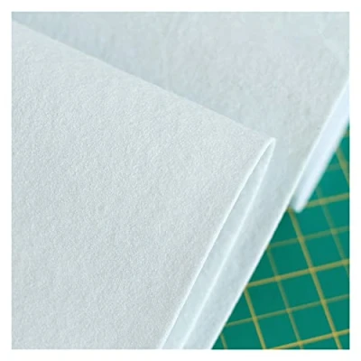 Imagen de SCORRO Entretela Termoadhesiva Doble Cara,Entretela Termo Relleno de Entrenamiento algodón Adhesivo un Solo Lado Bolsas Patchwork Monedero. Proyectos Bricolaje (Color