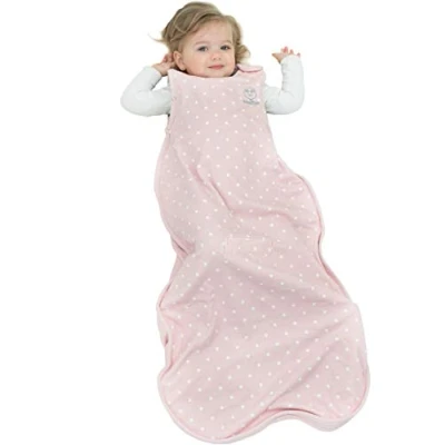 Imagen de Woolino Saco de Dormir niño Temporada 4 Merino Lana para Manta 2 años Rosa