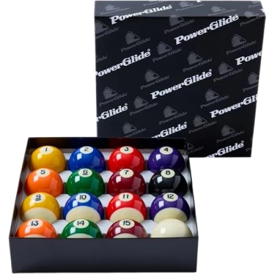 Imagen de PowerGlide Pool Ball Stripe Accesorios, Unisex, Multicolor (Multicolor), 57 mm