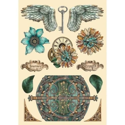 Imagen de Stamperia Reloj, Multicolor, Assorted