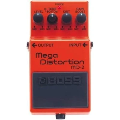 Imagen de BOSS MD 2 Mega Distortion — Distorsión extrema en graves para metal moderno y rock duro