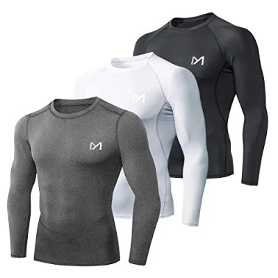 Imagen de MEETYOO U6T Camisa, Negro + Gris Blanco, M Men&#039;s