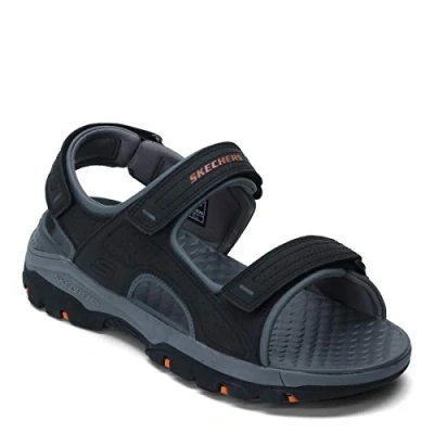 Imagen de Skechers Open Toe Water Sandal, Tresmen Garo Sandalias de Agua con Puntera Abierta para Hombre, Antracita, 39.5 EU