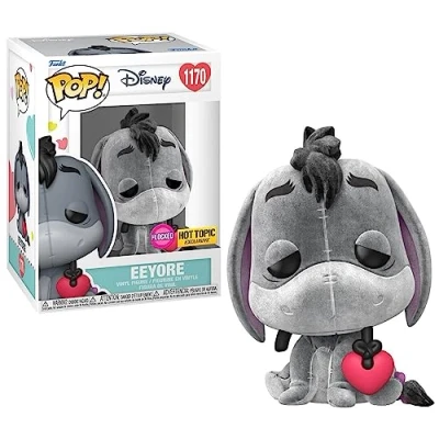 Imagen de Pop! Winnie The Pooh 1170 Eeyore with Heart Flocked