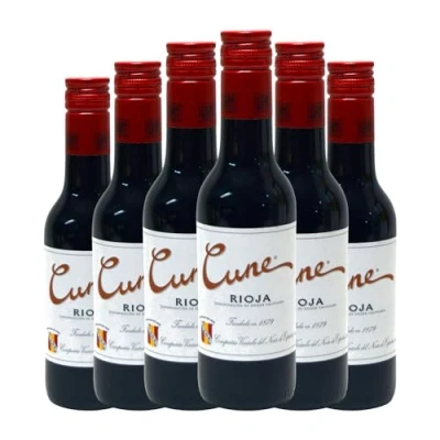 Imagen de Norte de España CVNE Cune Rioja Crianza Botellín 18 cl Vino tinto (Caja 6 cl)