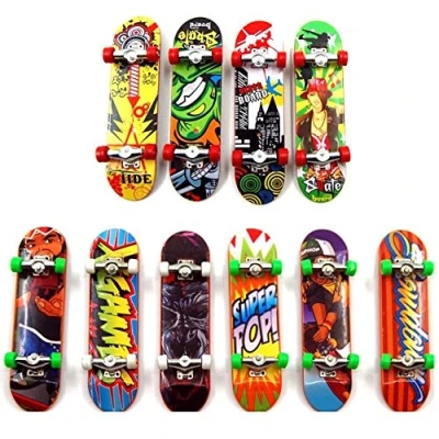 Imagen de Sipobuy Kit de Embarque Del Patin Tablero Dedo Monopatin Mini Fingerboard pack 4