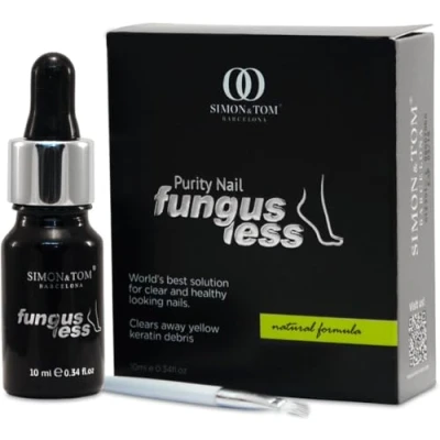 Imagen de Simon&amp;Tom Fungusless 1x10ml Tratamiento Anti Hongos para Uñas de Manos y Pies con Aceite Argán Árbol del Té Antibacteriano Antiséptico Hecho en España