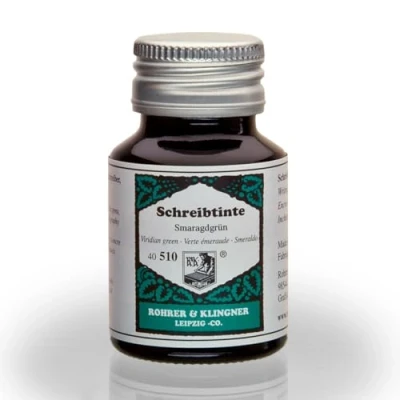 Imagen de Rohrer &amp; Klingner *Desde 1892* Tinta para estilográficas Esmeralda 50ml