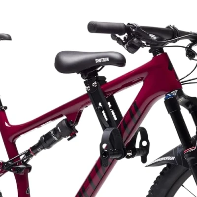 Imagen de SHOTGUN Asiento Infantil para Bicicletas de montaña Asientos Delanteros niños 2 a 5 años (hasta 48 lbs.) Compatible con Todas Las MBT Adultos Fácil Instalar
