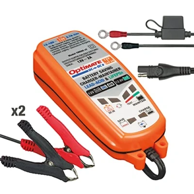 Imagen de Optimate TecMate DC to DC, TM 500, Cargador mantenedor con Modo de recuperación para baterías Selladas CC A 12 y 12.8 V 2 en 6 Fases