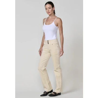 Imagen de Koroshi Corset Botcut Pushup Pantalones Blanco white, Mujer, Talla: 36, white