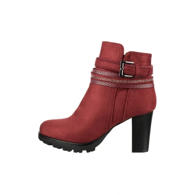 Imagen de Elara Botines para Mujer Chunkyrayan 2018 C292 1 Bordeaux 36