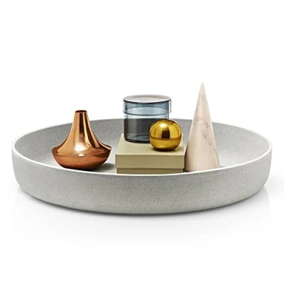 Imagen de blomus Cuenco Decorativo Ø 50 cm M Moon, Polystone, Gris