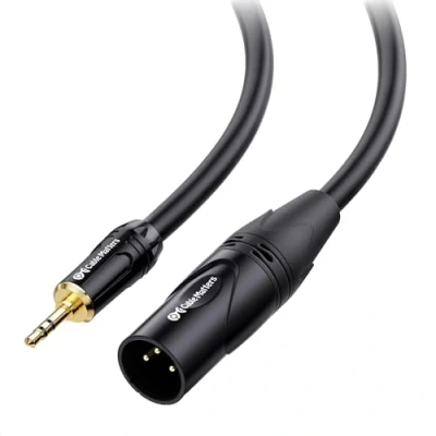 Imagen de Cable Matters 3,5 mm a XLR 0,9m (Cable Jack mm, Macho 3 5mm) 0,9 metros