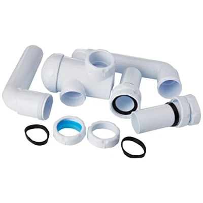 Imagen de Jimtem M103109 Sifon doble extensible horizontal con racor s 7 1 1/2