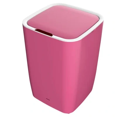 Imagen de Infiniton Papelera Inteligente BIN9 (Rosa, 9 Litros, Cubo de basura con sensor automatico, Free Movement (sin cables))