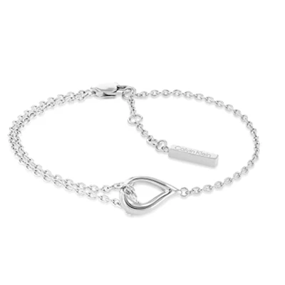 Imagen de Calvin Klein Pulsera de cadena para Mujer Colección SCULPTURED DROPS 35000076
