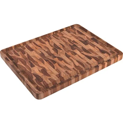 Imagen de Tramontina Tabla de cortar madera maciza teca, 45 x 34 3 cm