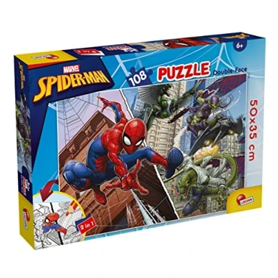 Imagen de Liscianigiochi Marvel Puzzle DF Plus 108 Spiderman, Multicolor (99702)