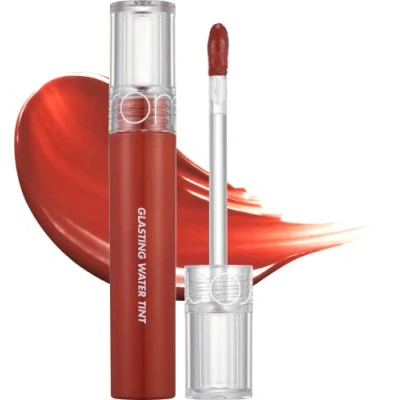 Imagen de romand Tinte Agua brillante 8 Colores Color vivo No pegajoso alto brillo Acabado Duradero hidratante K Belleza 4g/0.14oz (Nº 03 RÍO DE LADRILLO)