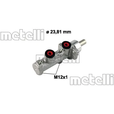 Imagen de METELLI 05 0600 Cilindro Maestro de Freno 23,81 Aluminio para vehíc. dirección a la derecha VOLKSWAGEN: Golf 4, 4 Variant, New Beetle Hatchback