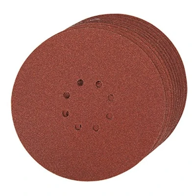 Imagen de Silverline Tools 274762 Discos de lija perforados autoadherentes 225 mm, 10 pzas (Grano 60)