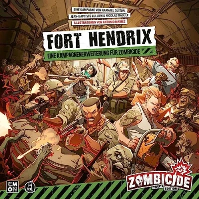Imagen de CMON Zombicide 2. Edición Fort Hendrix Zombi Juego, Multicolor, 1 (CMND1219)