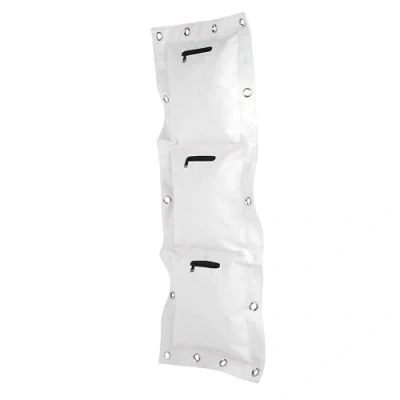 Imagen de Bolsa de Arena para Muay Thai, Boxeo con Cremallera, Objetivo Pared Wing Chun confiable, Sanda vacía Estudiantes Kung Fu, Entrenamiento de(Tríptico)
