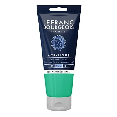 Imagen de Lefranc Bourgeois Acrílico, Verde de Verona (IMT), 80ml Tube