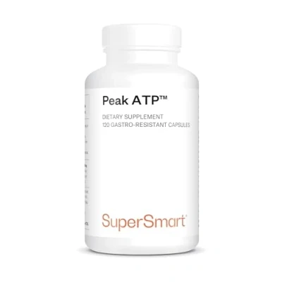 Imagen de SuperSmart Peak ATP (Trifosfato de Adenosina) Ayuda a Reducir la Fatiga y Aumentar Fuerza Aumento Energía Pre entreno Una Forma Clínicamente Probada Vegano Sin Gluten