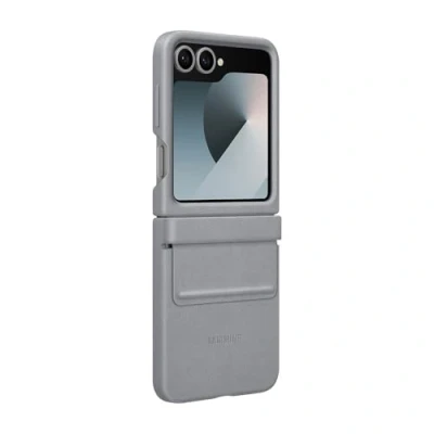 Imagen de Samsung Cuero Pu Back Cover Gris Galaxy Z Flip 6