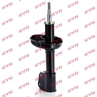 Imagen de KYB Premium 633707 Amortiguador Eje delantero Presión de aceite Columna amortiguador, con muelle tope Espiga arriba RENAULT: CLIO 2