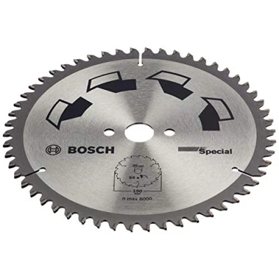 Imagen de Bosch 1x Hoja de Sierra Circular Special (para Madera, Metales no Ferrosos, Plásticos, Ø 190 x 2.5/1.8 20/16 mm, 54 Dientes, FT, con Anillo Reducción 16 Accesorios Sierras Circulares)
