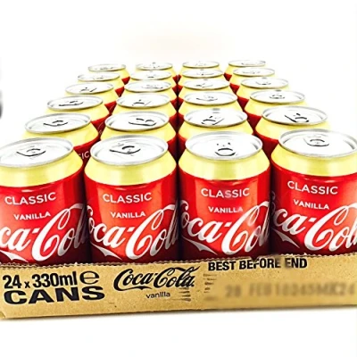 Imagen de Coca Cola vanilla Refresco con gas, Sabor Vainilla (Paquete de 24)