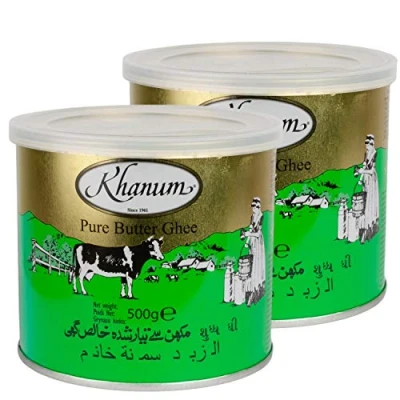 Imagen de Khanum Ghee Best Butterfett en juego de 2 unidades 500 g